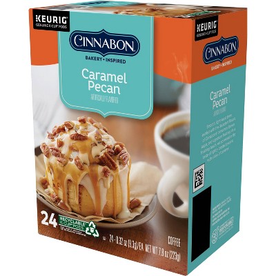 Cinnabon Caramel Pecan Medium Roast Coffee Keurig - K-Cup Pods 24ct