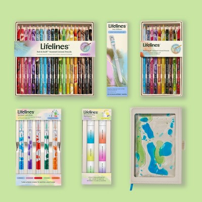 Lifelines 2pk Scented Lava Pens Pink/Purple