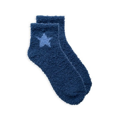 2pk Softie Socks Blue Stars - Bullseye's Playground