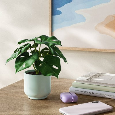 7.75' Monstera Plant Pot Artificial Plant - Room Essentials