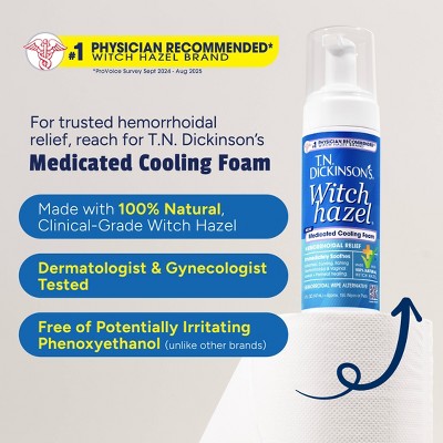 T.N. Dickinson's Medicated Cooling Foam Multi-Symptom Relief - 5oz