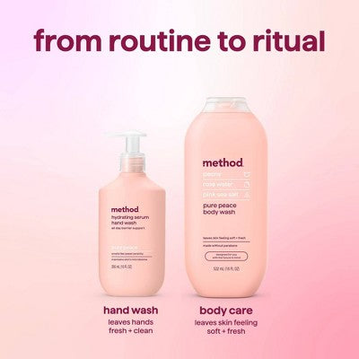 Method Hydrating Hand Serum - Pure Peace - 10 fl oz: Paraben-Free, Sulfate-Free, Phthalate-Free, Animal By-Product-Free