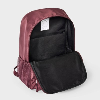 Girls' 18" Two Pocket Backpack - art class Maroon