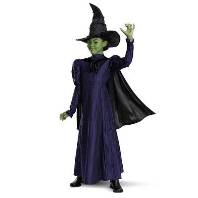 NBCUniversal Kids' Wicked Halloween Deluxe Costume Elphaba - S