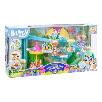 Bluey Amusement Park Playset (Target Exclusive): Plastic Doll Playset for Ages 3 (LOCAL PICKUP ONLY)