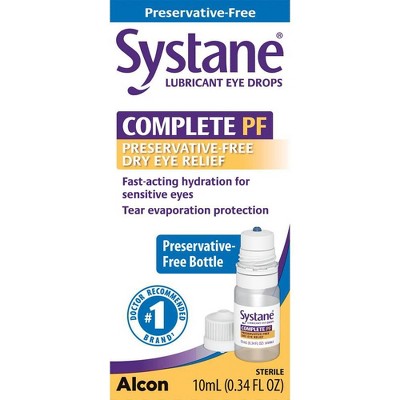 Systane Complete Multi-Dose Preservative Free Dry Eye Drops - 0.34 fl oz