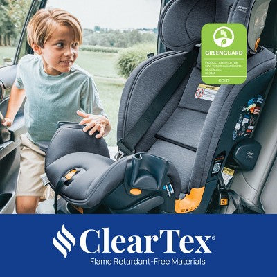Chicco OneFit LX ClearTex All-in-One Convertible Car Seat - Smoke (LOCAL PICKUP ONLY)