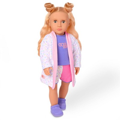 Our Generation Dreamy Sprinkles Ice Cream Pajama & Robe Outfit for 18" Dolls: Fits 18" Girl Dolls, 5-Piece Home & Family Set