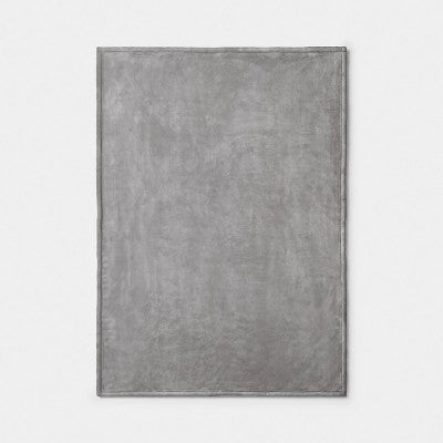 Oversized Primalush Throw Blanket Light Gray - Threshold