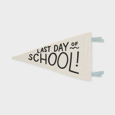 1st Day of School Kids' Decorative Words Pennant - Pillowfort