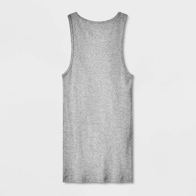 Men's Tank Top - Goodfellow & Co Heathered Gray M: Lightweight, Scoopneck, Pullover
