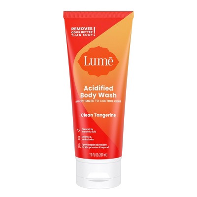 Lume Body Wash Tube - Citrus/Tangerine Scent - 7oz
