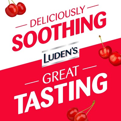 Luden's Soothing Throat Lozenge Drops for Sore & Irritated Throats - Wild Cherry - 30ct