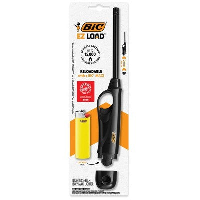 BIC EZ LOAD Reloadable Multi-Purpose Lighter