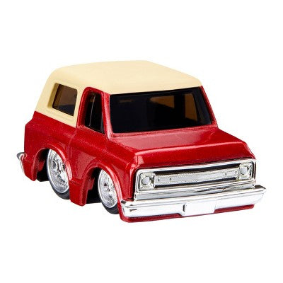 Car-Tuned Series 2 Dip'd & Drip'd 1969 Chevy K5 Blazer (Lowrider) and 1987 Chevy C10 (Lowrider) Diecast Truck Toy Vehicle - 2pk