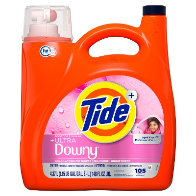 Tide Liquid HE Laundry Detergent - April Fresh - 148oz