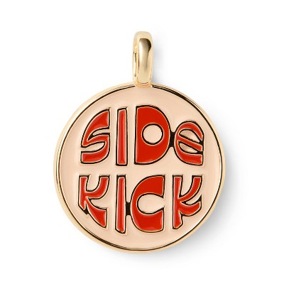 "Side Kick" Charm - Peach/Gold - The Cuddle Collab