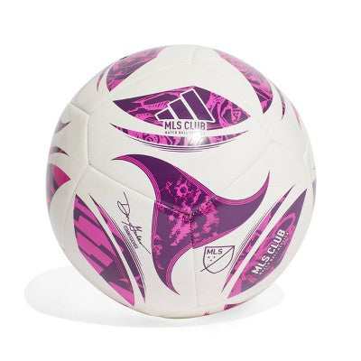 Adidas MLS Size 5 Club Sports Soccer Ball - Berry Purple:TPU Shell,Butyl Bladder