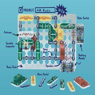 Snap Circuits 300-in-1 Science Kits: Educational Electrical Circuit Board Toy for 2nd Grade Engineering Skills