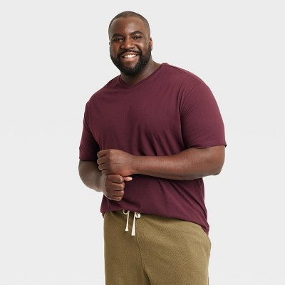 Men's Big & Tall V-Neck T-Shirt - Goodfellow & Co Pom 5XL