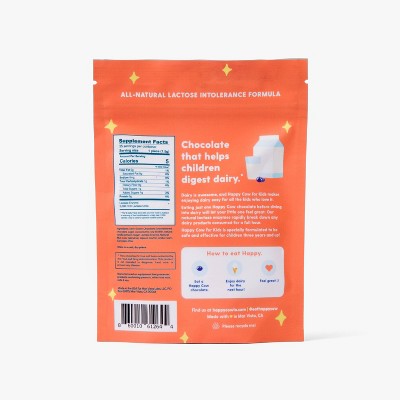 Happy Cow Kids' Fast Acting Lactase Dietary Supplement Sugar Shell - Chocolate - 35ct