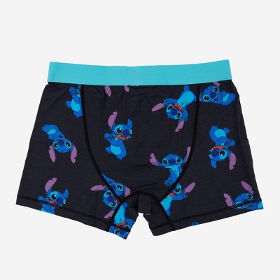 Men's Lilo & Stitch Boxer Briefs - Black L