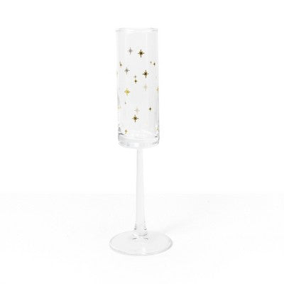 11.3 fl oz Clear Glass Stemware with Stars - Bullseye's Playground