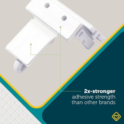 Safety 1st Secure-to-Explore Adhesive Locks - White - 8pk