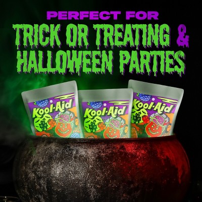 Kool-Aid Ghoul Aid Scary Berry Juice Boxes - 10pk/6 fl oz Pouches