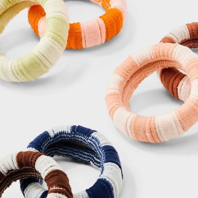 Striped Hair Twister Pony Holder Set 6pc - Universal Thread Warm