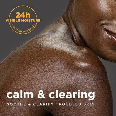 SheaMoisture Body Wash Calm & Clearing - African Black Soap with Aloe & Vitamin E - 18 fl oz