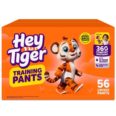 Hey Tiger Disposable Training Pants - 4T-5T - 56ct