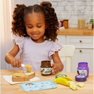 Little Tikes Creative Chef Peanut Butter & Jelly Kit with Make-It Mix Play Sand 10 Accessories