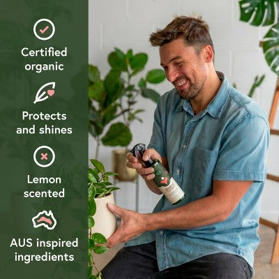 WE THE WILD Protect Spray Organic Botanical Leaf Shine & Care For Houseplants 8.5 fl oz