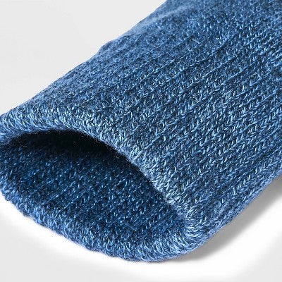 Men's Knit Touch Gloves - Goodfellow & Co Blue Marled One Size
