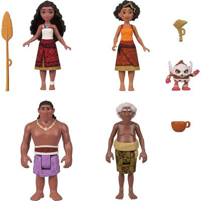 Disney Moana 2 Moana's Canoe Crew Playset with Small Dolls & Accessories