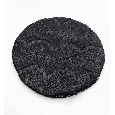 Evolve Products Lace Satin Hair Bonnet - Black