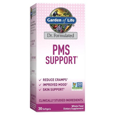 Garden of Life Dr. Formulated Women's Monthly Balance PMS Support Vegan Softgels - 30ct