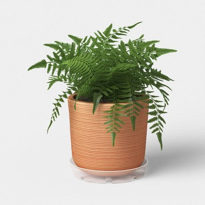 10" Clear Round Plastic Planter Saucer - Threshold