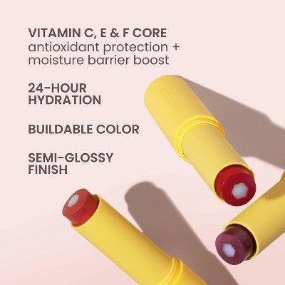 Burt's Bees Boosted Tinted Lip Balm - Rose Knows - 0.16oz