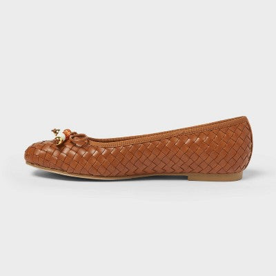 Women's Merritt Flats Memory Foam Universal Thread Cognac 6.5