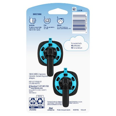 Febreze Luxe Car Air Freshener - Tropical Blend - 0.14 fl oz/2ct: Oil, Non-Powered