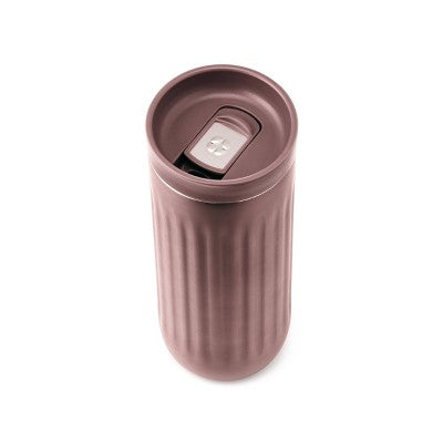 Ello 16oz Stainless Steel Travel Mug Mocha Metallic