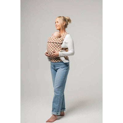 Mabe The Monarch Soft Baby Carrier - 2 Months & Up - Mocha Check