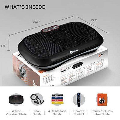 Lifepro Fitness Waver Electric Vibration Plate Exercise Machine for Full Body Workout - Black (LOCAL PICKUP ONLY)