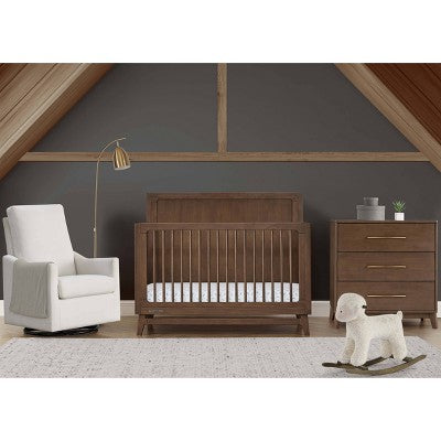 Delta Children Spencer 6-in-1 Convertible Crib - Greenguard Gold Certified - Teak Brown (LOCAL PICKUP ONLY)