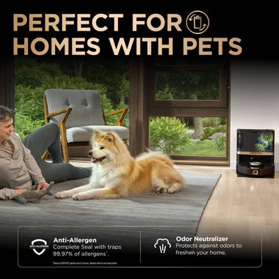 Shark Power Detect 2-in-1 Robot Vacuum and Mop with NeverTouch Pro Base - RV2820ZE (LOCAL PICKUP ONLY)