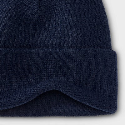 Men's Knit Cuffed Beanie - Goodfellow & Co Navy Blue