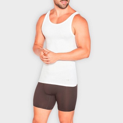 Champion Men's Iconic Essentials 5pk Rib Tank Top Shirt - Black/Gray/White XL