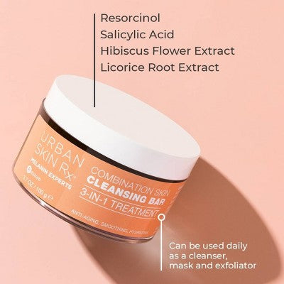 Urban Skin Rx 3-in-1 Combination Skin Cleansing Bar - 2oz
